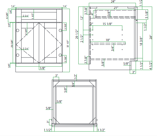 BASE DOUBLE DOOR