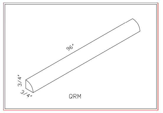 QUARTER ROUND MOLDING